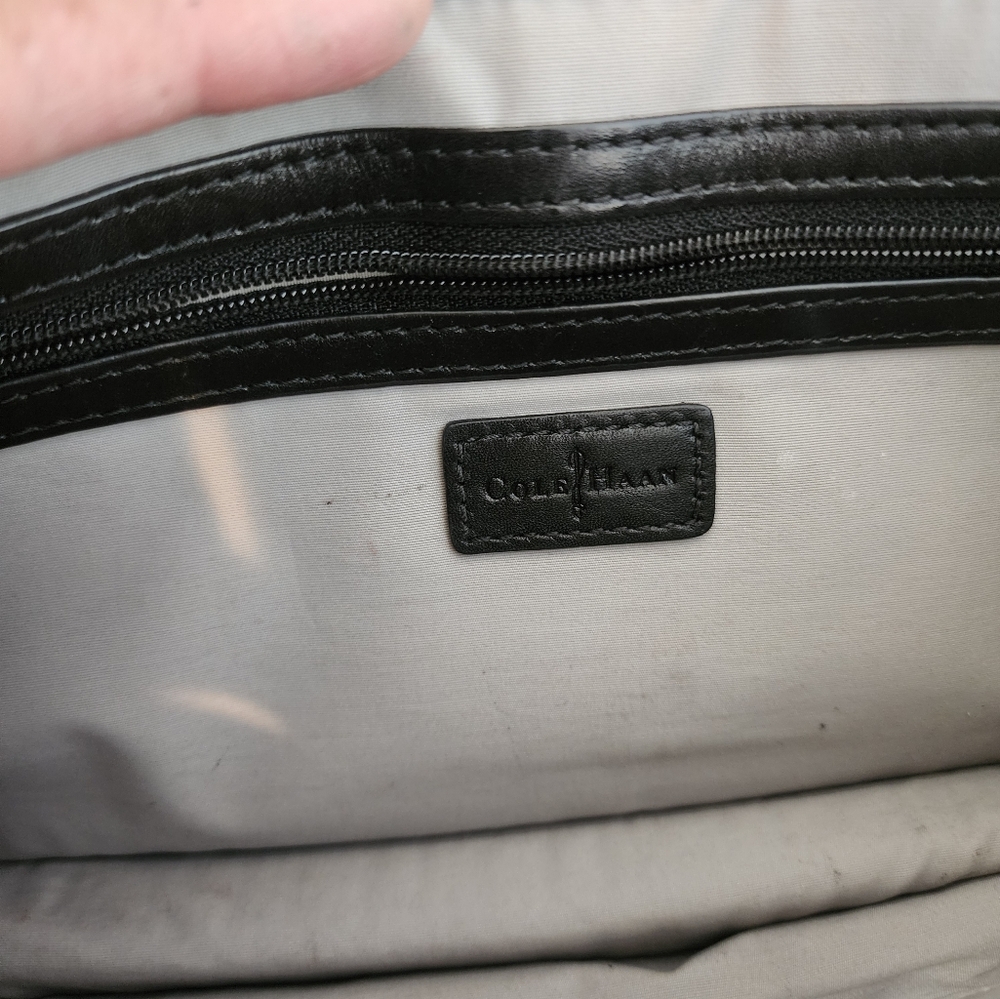 Cole Haan Bedford Izzie Clutch Natyre Woven Straw Like New - Picture 4 of 16